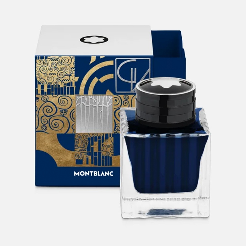 Montblanc Masters Of Art Homage to Gustav Klimt 50ml Ink Bottle - Blue