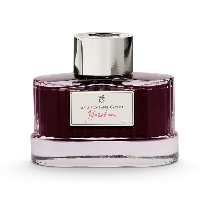 Graf von Faber-Castell 75ml Ink Bottle - Yozakura Cherry Blossom Pink