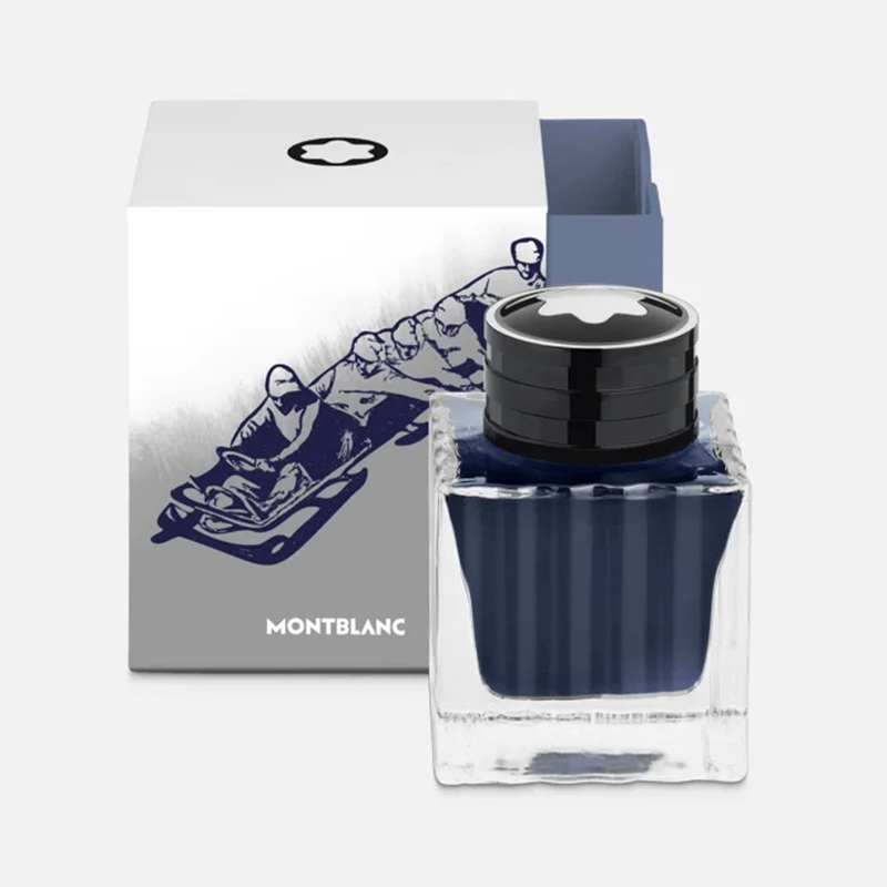 Montblanc Meisterstck x Olympic Heritage Chamonix 1924 50ml Ink Bottle - Blue