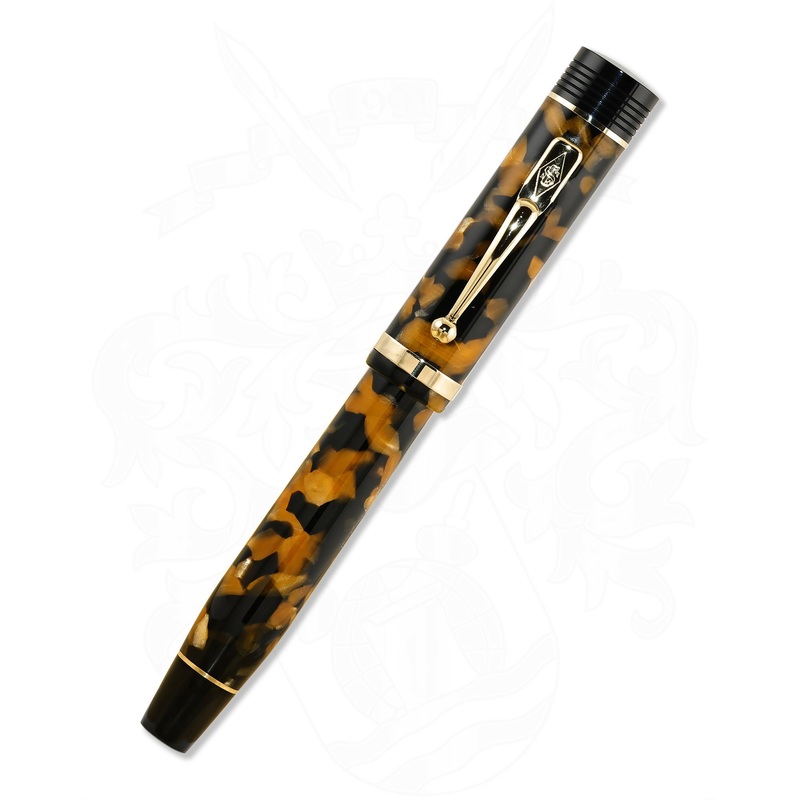 Conway Stewart Churchill Honey Noire FP