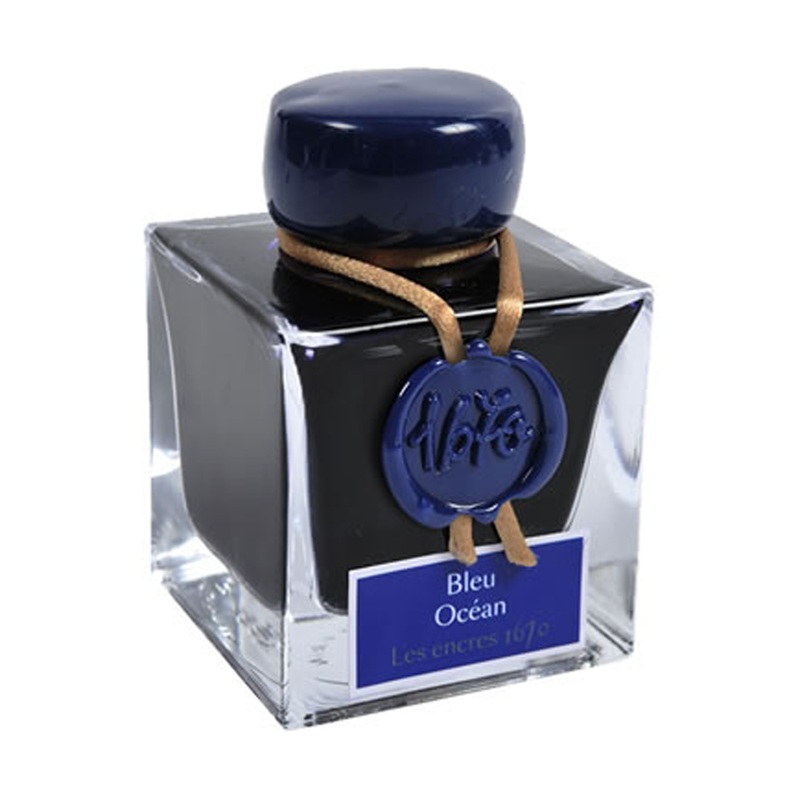J. Herbin Bottled Ink 1670 Blue Ocean
