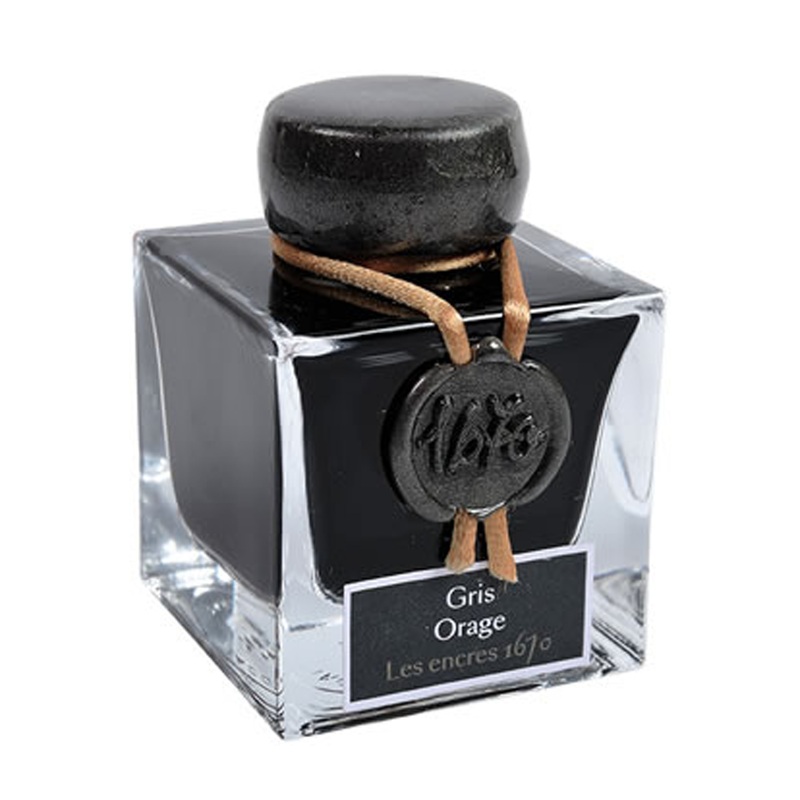 J. Herbin Bottled Ink 1670 Stormy Grey