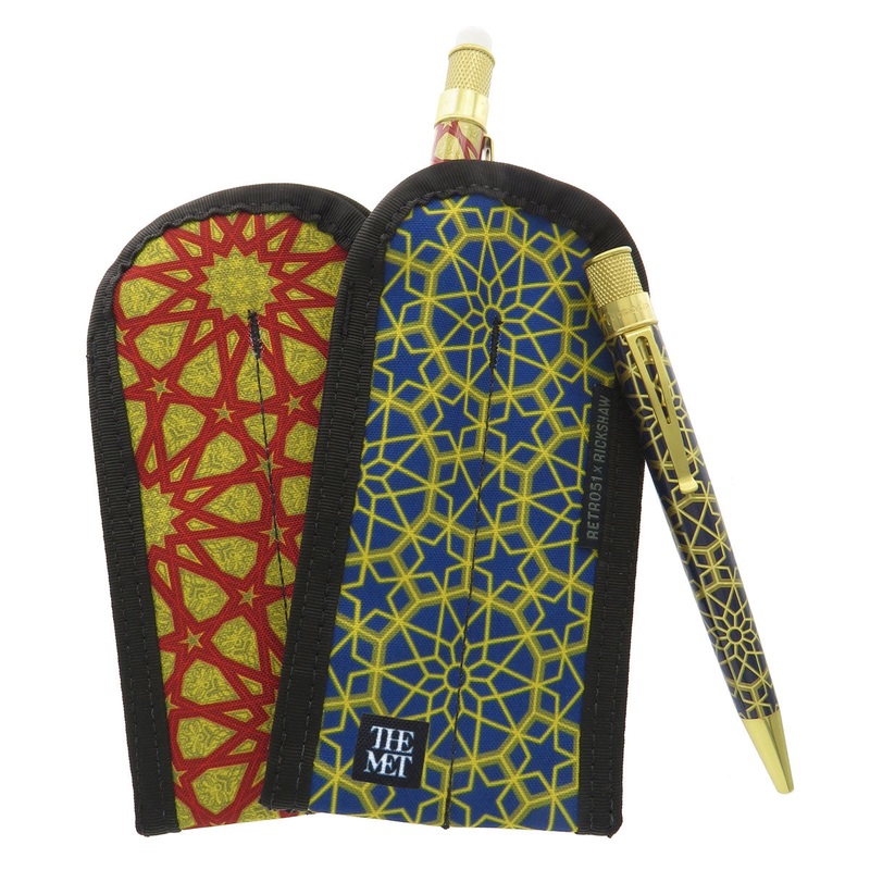 Retro 51 - The Met - Geometric 2-Pen Rickshaw Pen Sleeve