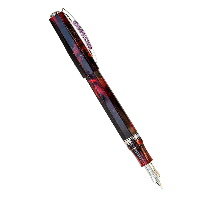 Visconti Medici Astral Fountain Pen - Stellar Red