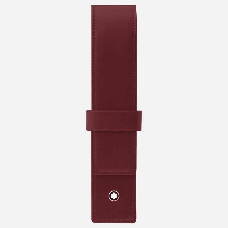 Montblanc Meisterstck 1 Pen Pouch with clasp - Burgundy