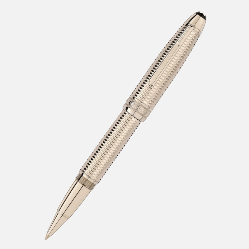 Montblanc Meisterstck Geometry Solitaire LeGrand 162 Rollerball - Champagne Gold