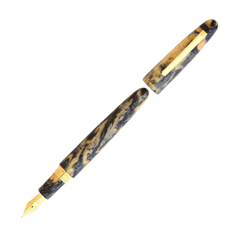 Esterbrook Estie Fountain Pen Oversized - Gold Rush Prospector Black