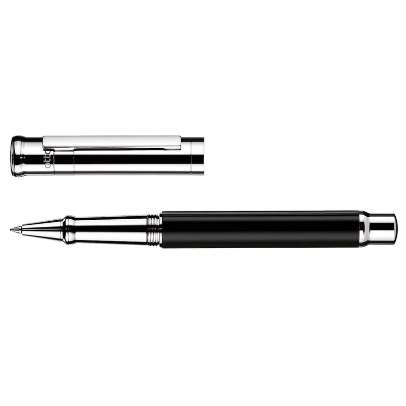 Otto Hutt Design 04 Black and Platinum - Rollerball