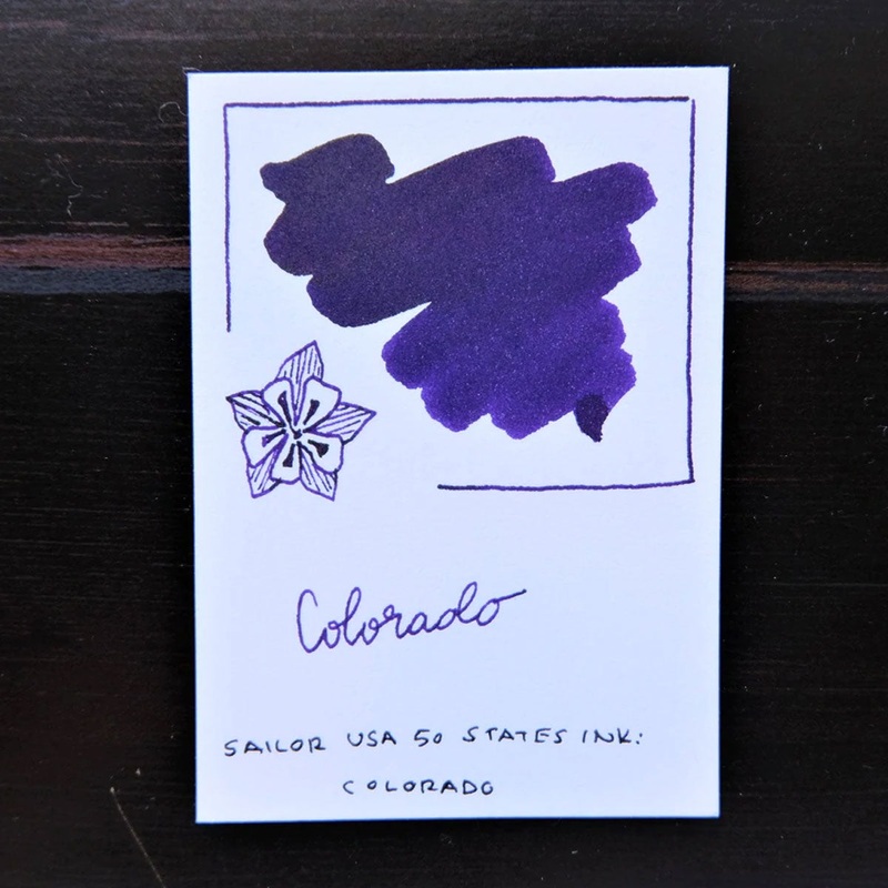 Sailor USA 50 State Ink Series: Colorado