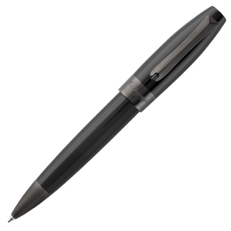 Montegrappa Fortuna Ballpoint Pen - Black And Ruthenium