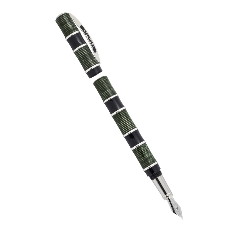 Visconti Asia Bamboo Fountain Pen - Green