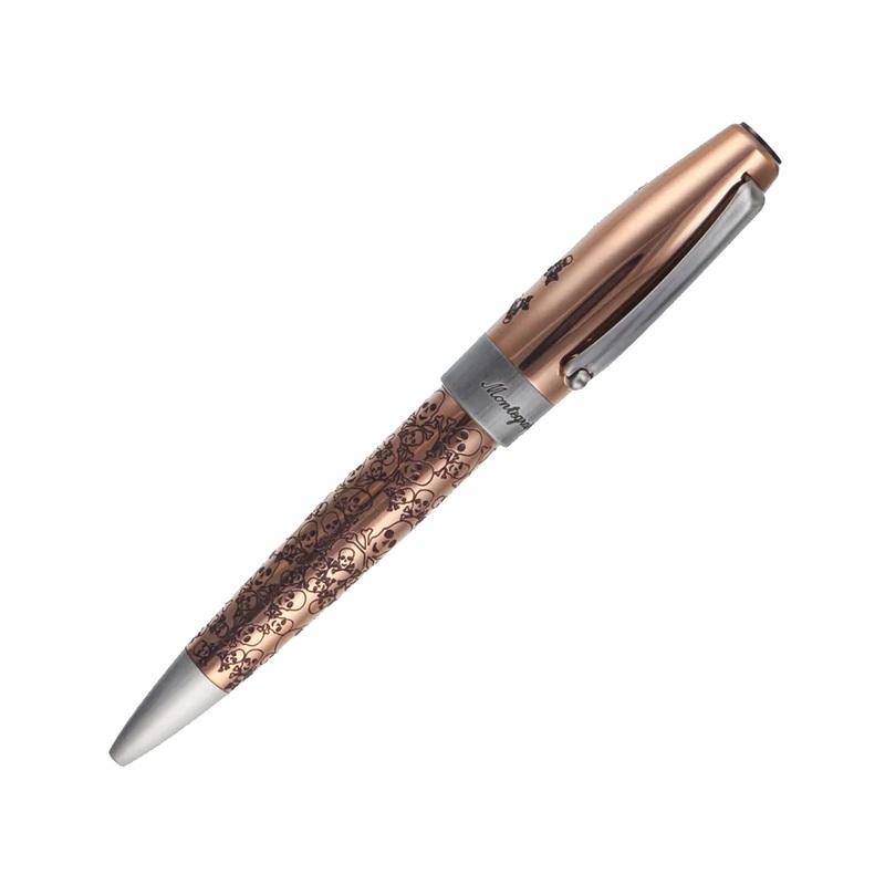 Montegrappa Fortuna Ballpoint Pen - Copper Merry Skull