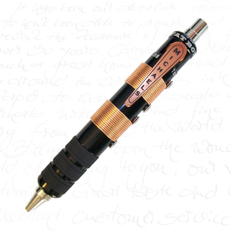 Michael's Fatboy Limited Edition High Voltage Copper/ Black TeslaCoil Ballpoint Pen