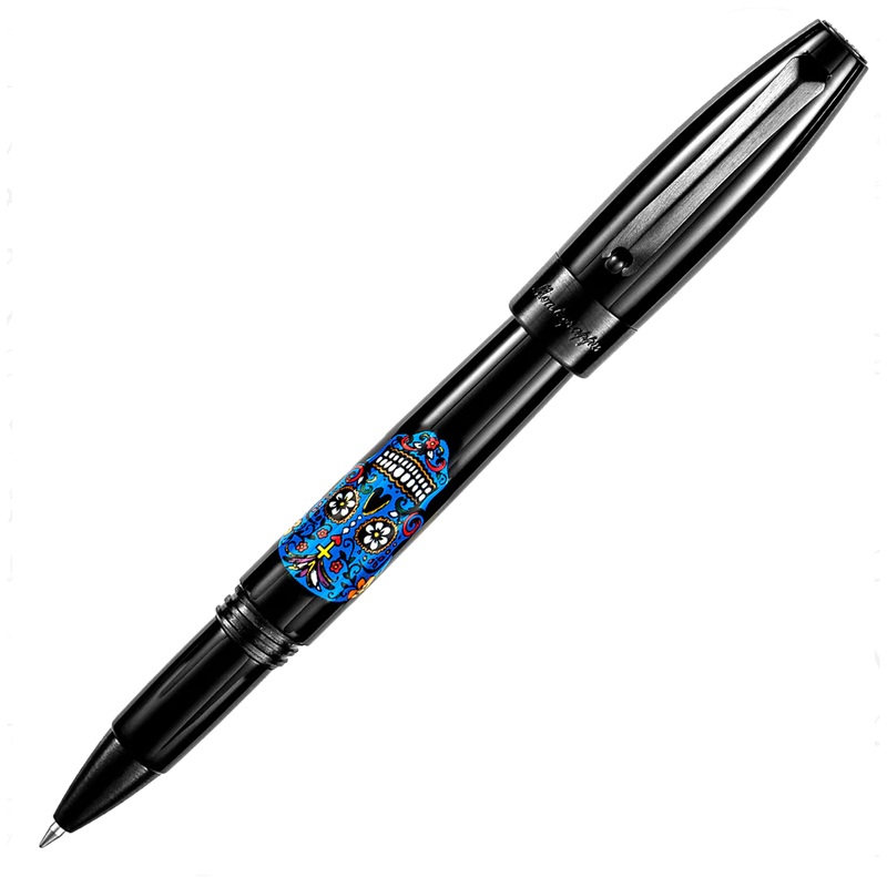 Montegrappa Dia De Los Muertos Rollerball - Blue