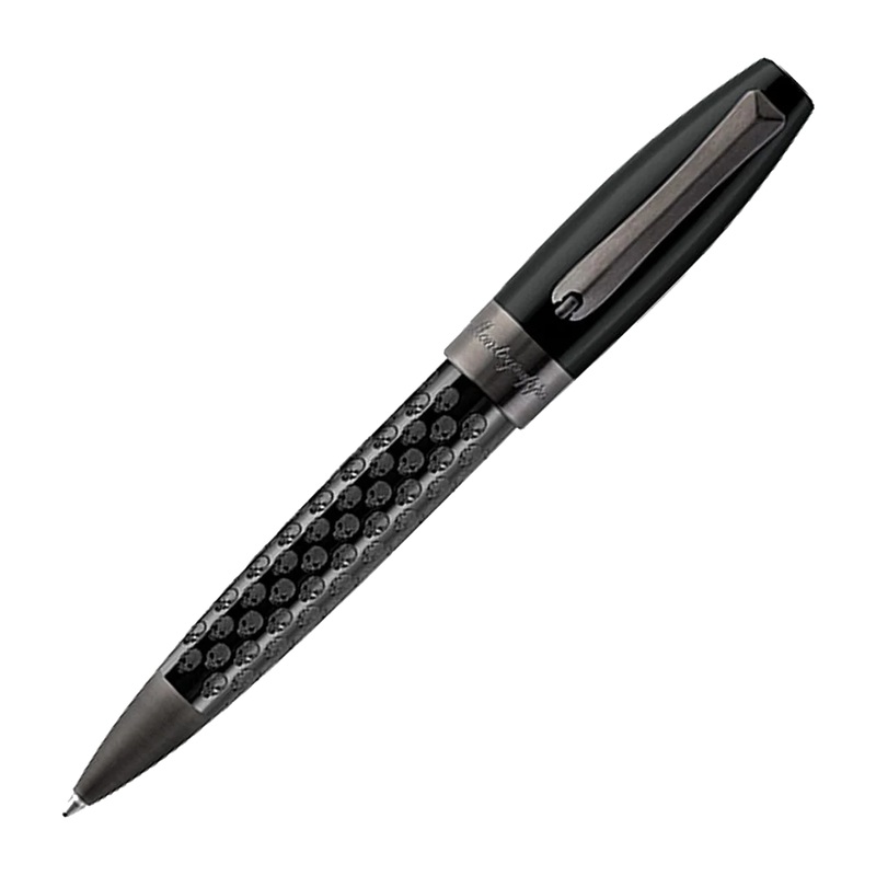 Montegrappa Fortuna Ballpoint Pen - Black Skull