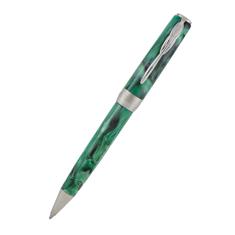 Pineider La Grande Bellezza Gemstones Ballpoint Pen - Malachite Green