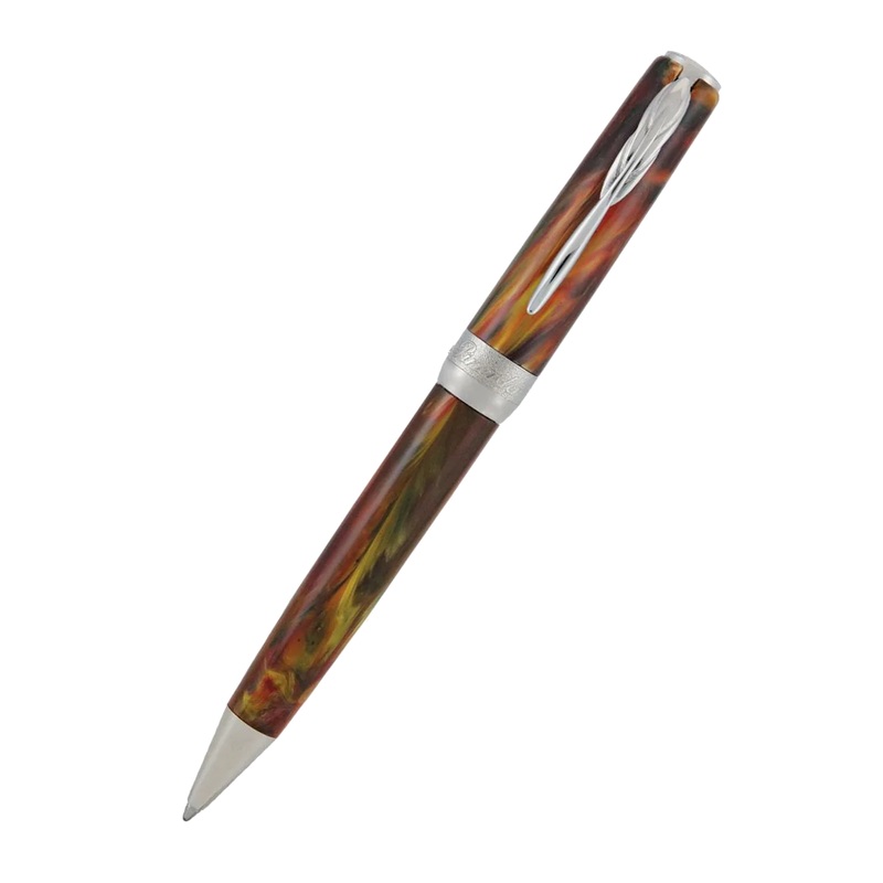 Pineider La Grande Bellezza Gemstones Ballpoint Pen - Rodolite Red