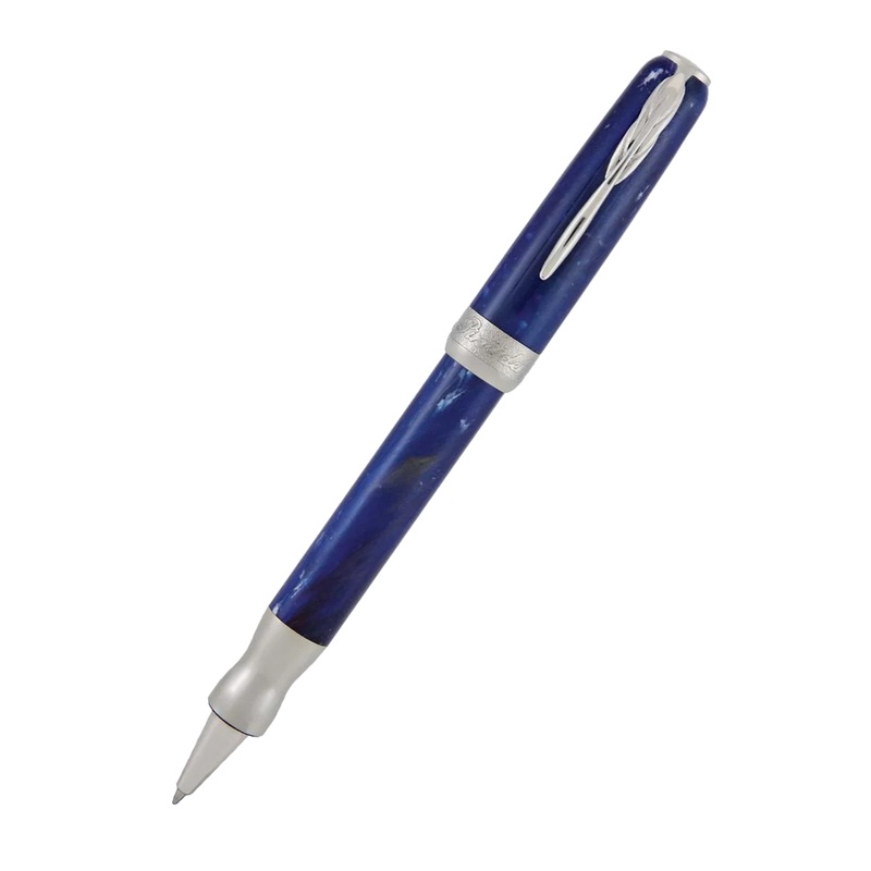 Pineider La Grande Bellezza Gemstones Rollerball Pen - Lapis Blue