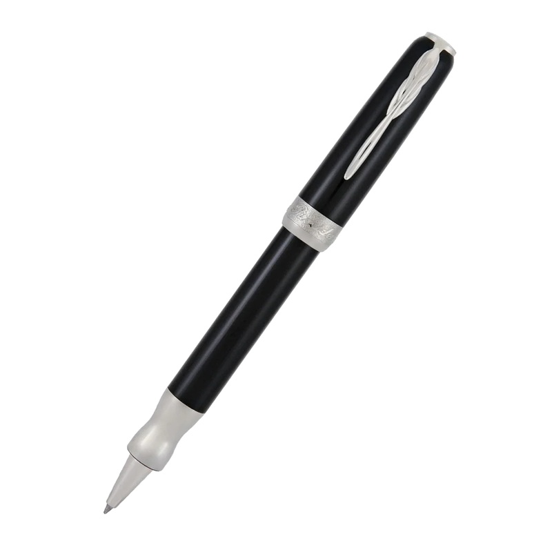 Pineider La Grande Bellezza Gemstones Rollerball Pen - Uber Black