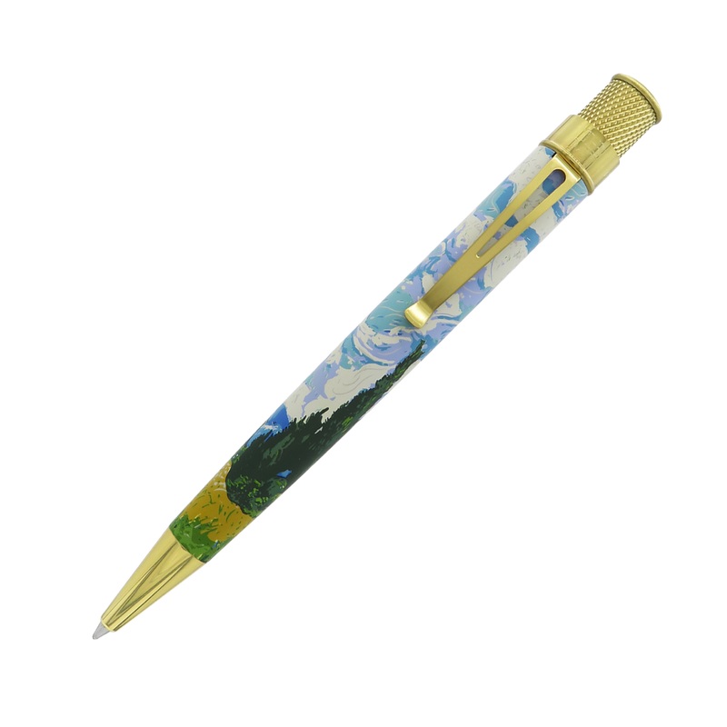Retro 51 - The Met - Vincent van Gogh "Wheat Field With Cypresses" Rollerball