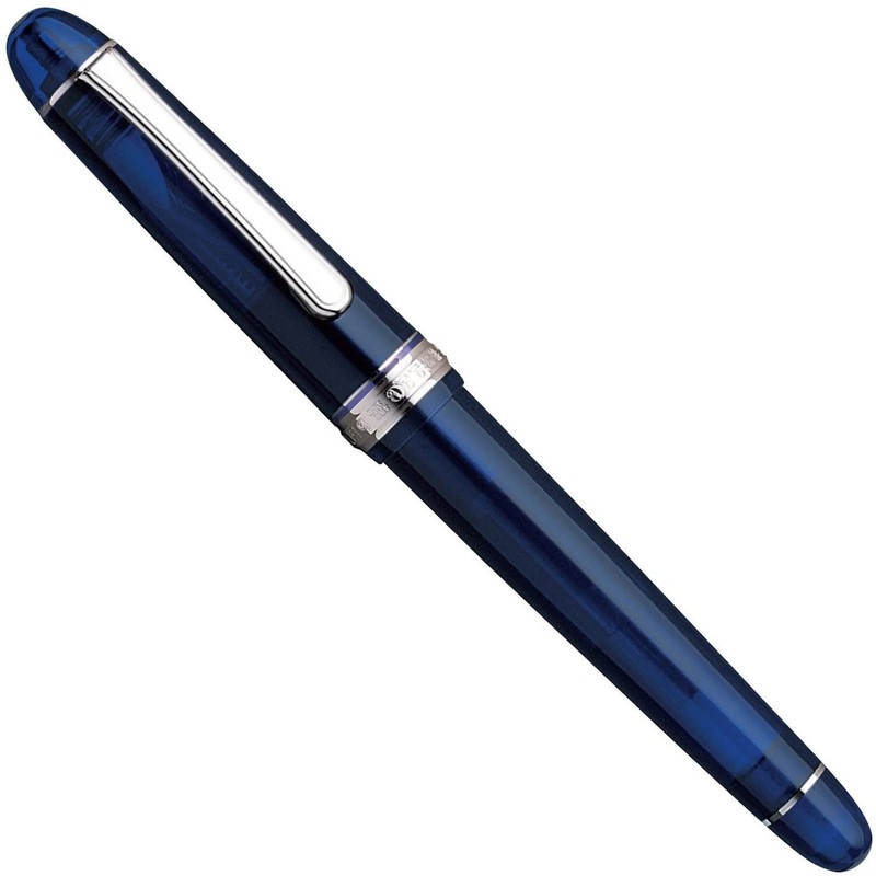 Platinum #3776 Century Chartres Blue Ballpoint Pen
