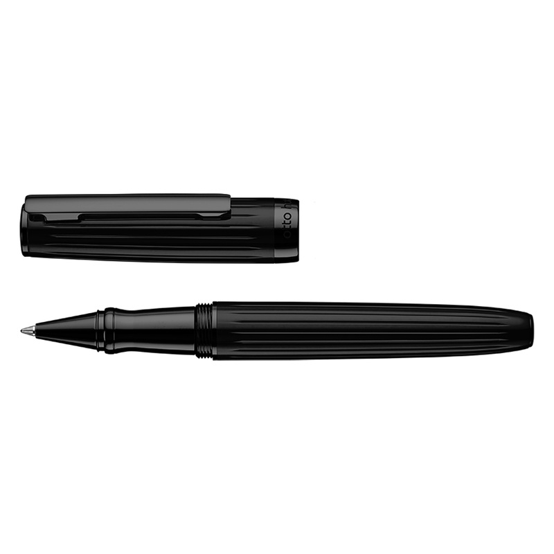 Otto Hutt Design 7 Rollerball Pen - PVD Black Matte Lacquer