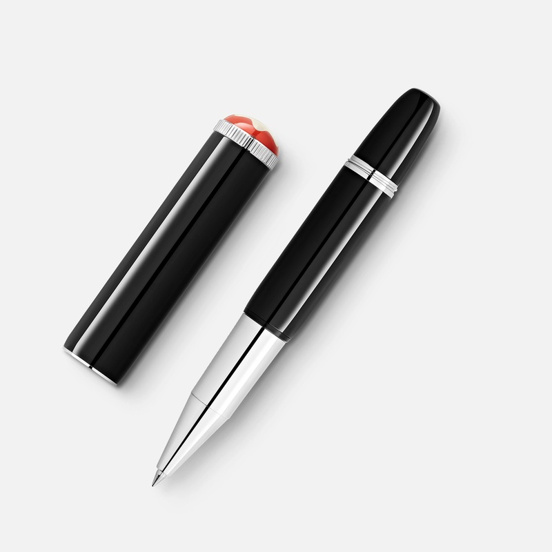 Montblanc Special Edition Rouge & Noir "Baby" Rollerball - Black