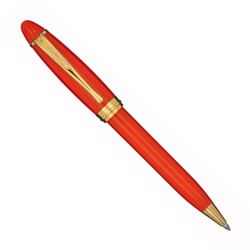 Aurora Ipsilon Seasons Autumn Orange w/Yellow gold trim Ballpoint