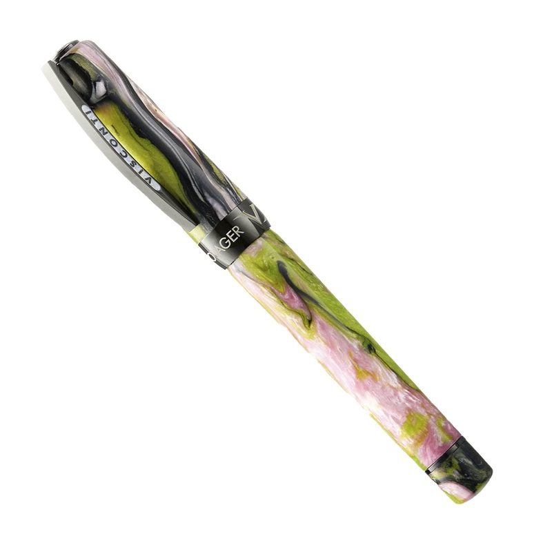 Visconti Voyager Mariposa Malachite with PVD Black Trims Limited Edition  - Fountain Pen