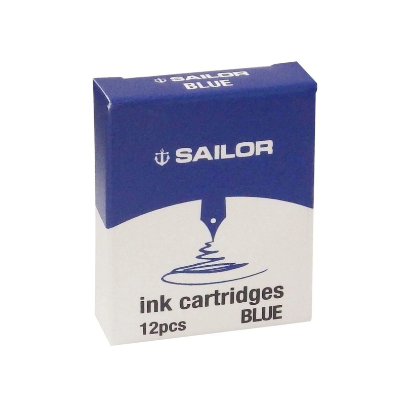 Sailor Jentle Ink Cartridges in Blue (Pack of 12)