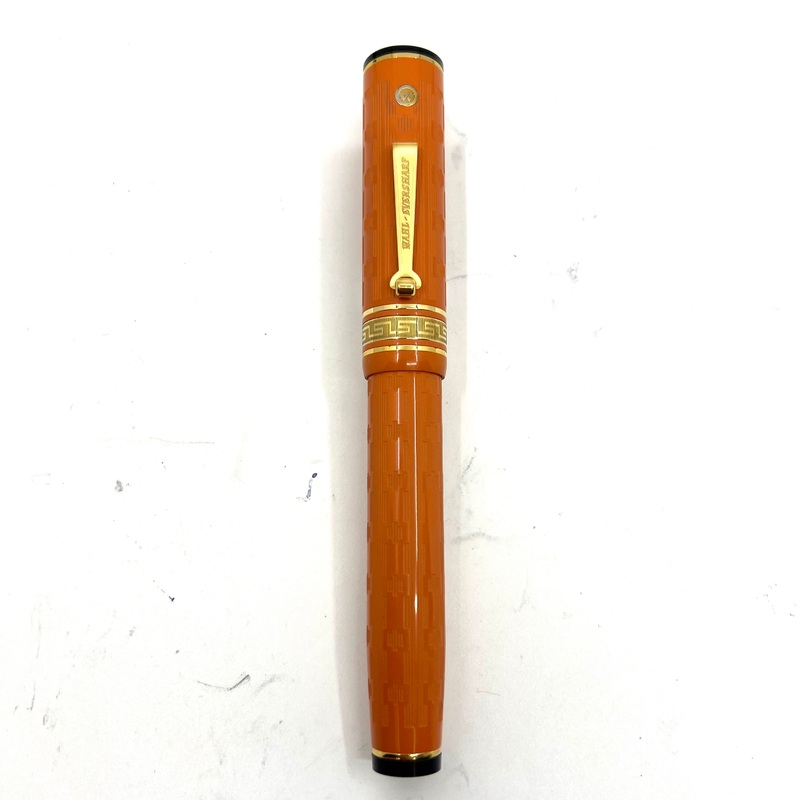 Wahl - Eversharp Decoband Gatsby Orange Chased Ebonite Fountain Pen
