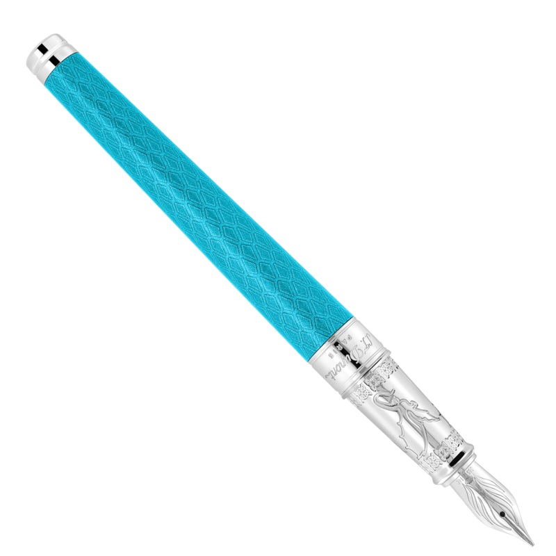 ST Dupont Game of Thrones Line D Eternity Fountain Pen (Ice Blue)