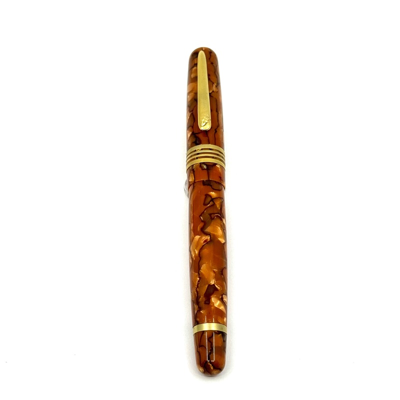 Stipula Etruria Valtiberina Alter Ego Celluloid Ltd Ed. Fountain Pen  - Fine 14kt Gold Nib