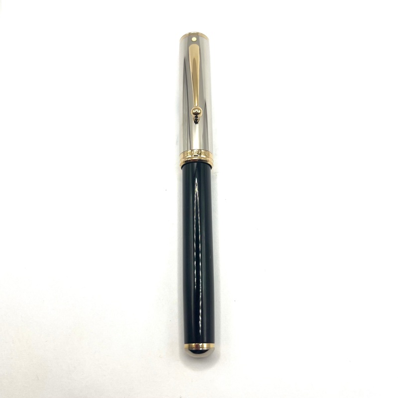 Sheaffer for Levenger Grande Royal Palladium Connaisseur Fountain  Pen -  Broad 14kt Gold Nib