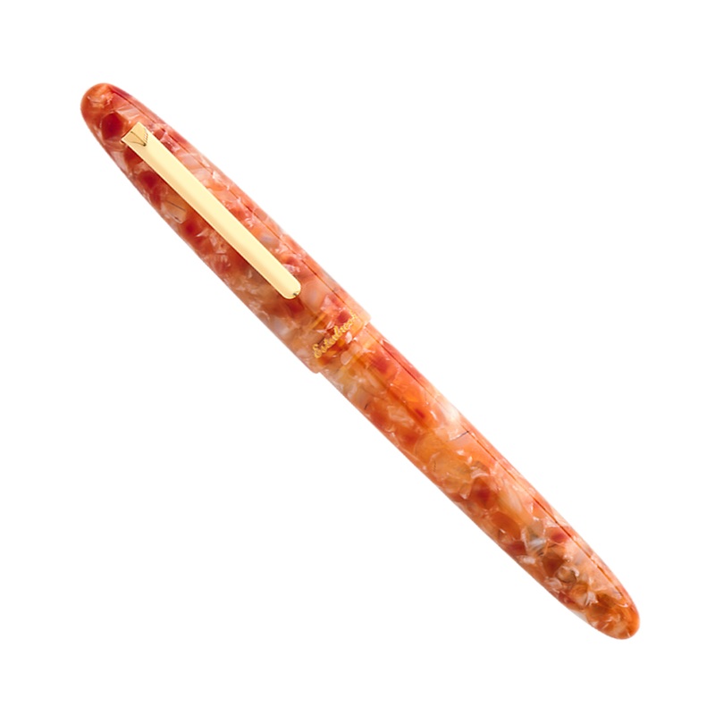 Esterbrook Estie Petrified Forest Gold Trim with Custom Journaler Nib - Fountain Pen