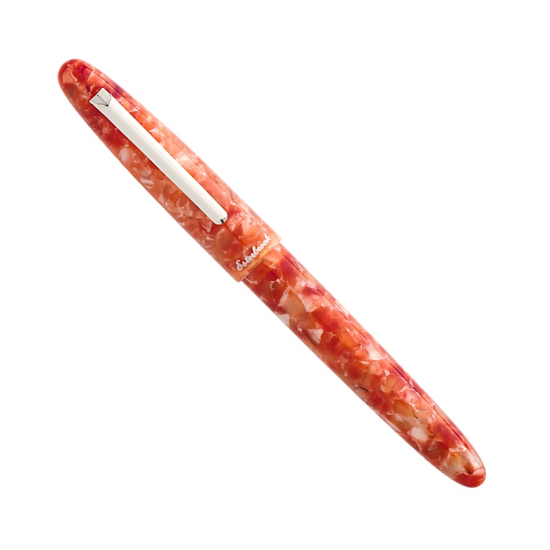 Esterbrook Estie Petrified Forest Palladium Trim  with Custom Journaler Nib - Fountain Pen