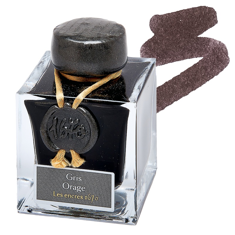 Herbin Ink 1670 Stormy Gray 1.7 oz.