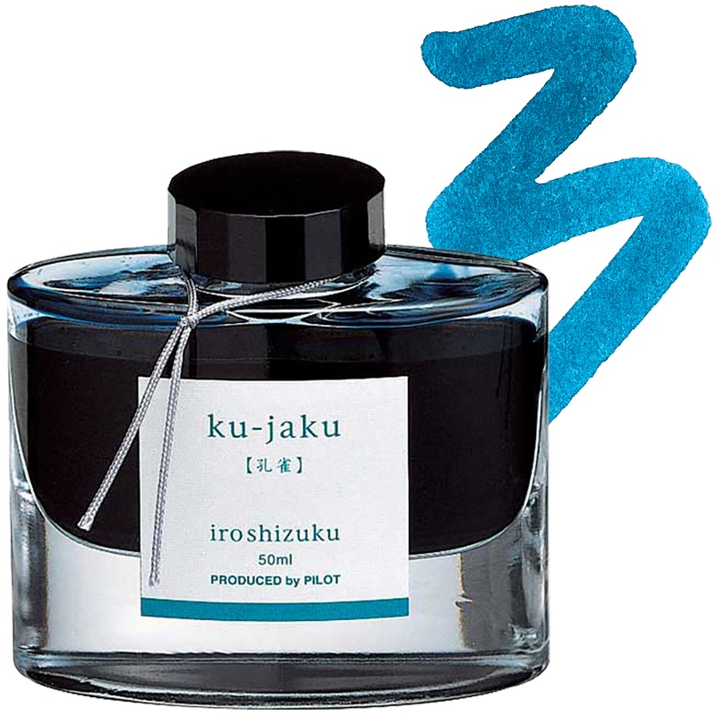 Ku-Jaku (Peacock Green) - Iroshizuku Ink by Pilot
