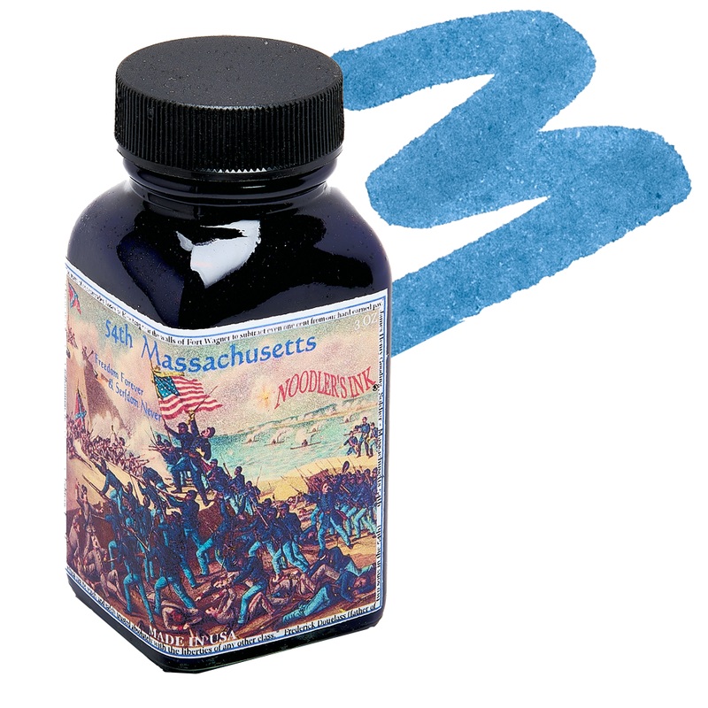 Noodlers Ink Bulletproof 54th Massachusetts 3.0 oz. Ink