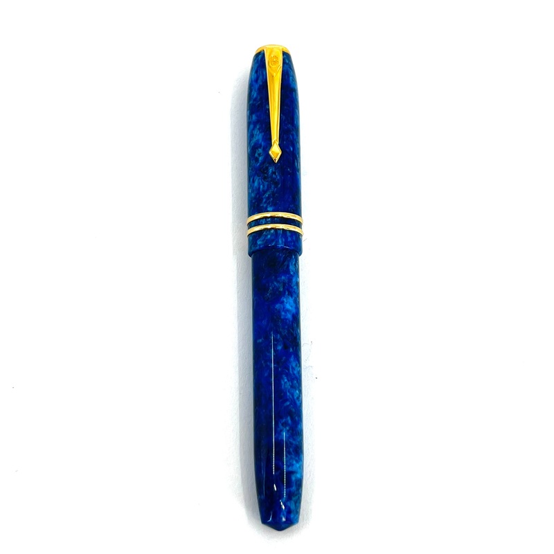 Conway Stewart Dinkie Marbled  Blue Fountain Pen