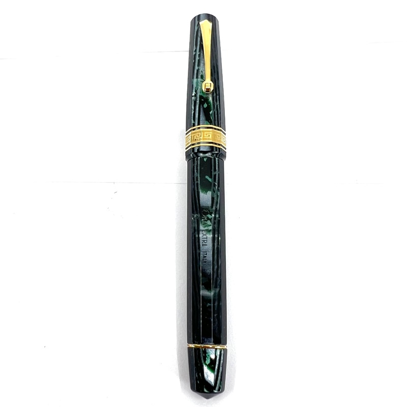 Omas Paragon Exquisite Celluloid Blue Ice Arco - Rollerball
