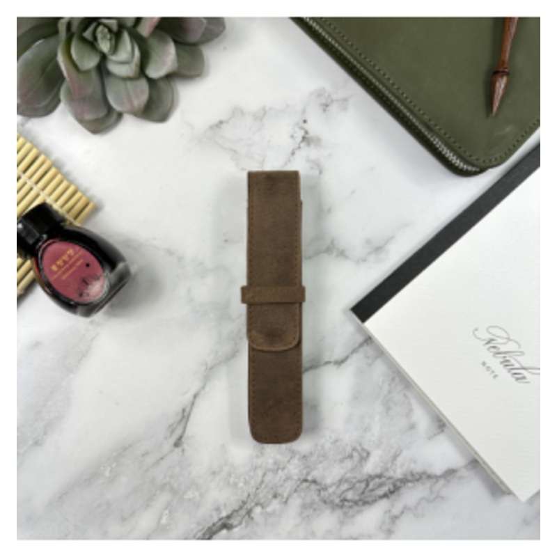Pen Case Girologio 1 Pen  - Bomber brown