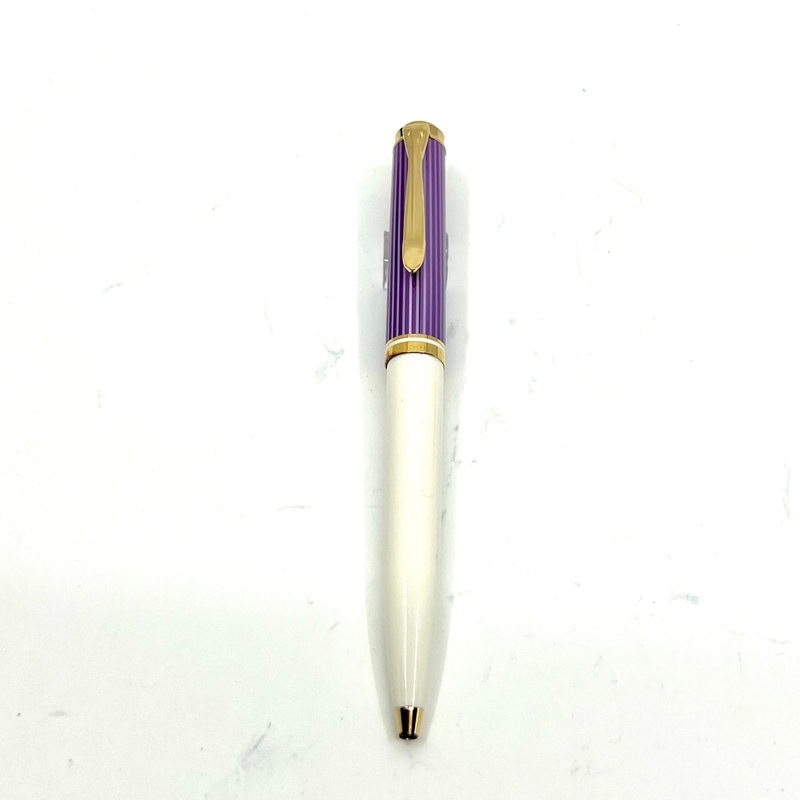 Pelikan K600 Violet-White Striped Ballpoint Pen