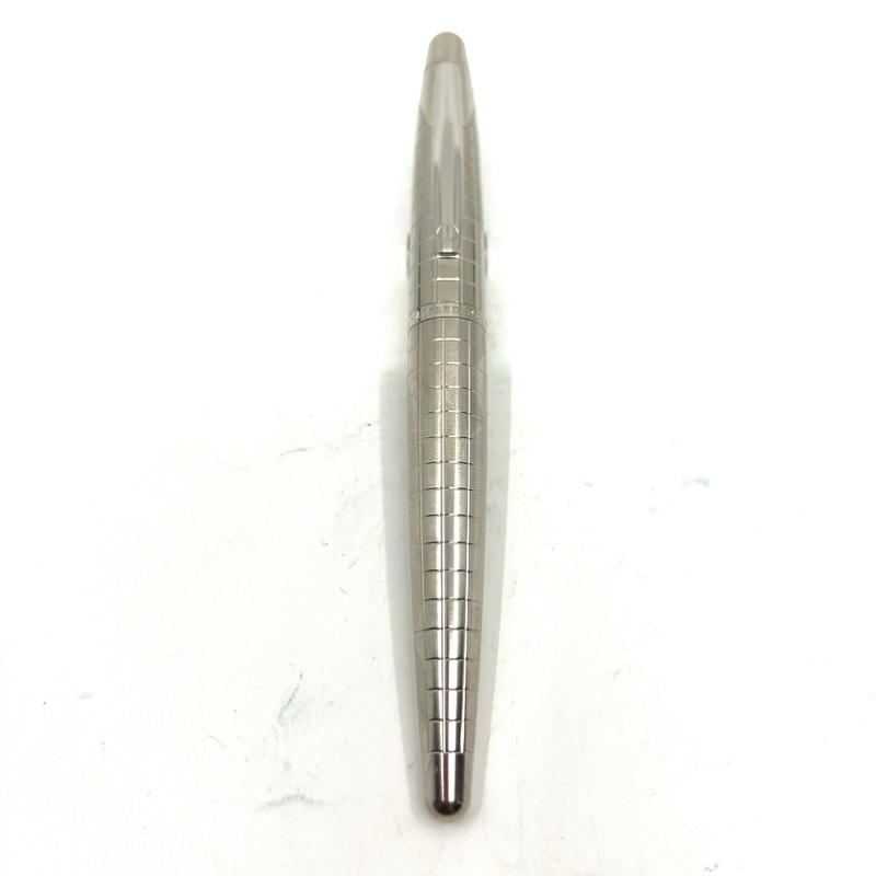 Dunhill AD2000 Brushed Stainless Steel Cross Hatch Design  Fountain Pen