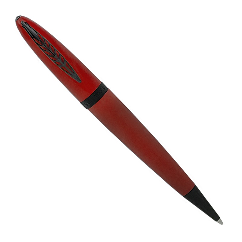 Pineider Tempi Moderni Red w/Black Trim - Ballpoint