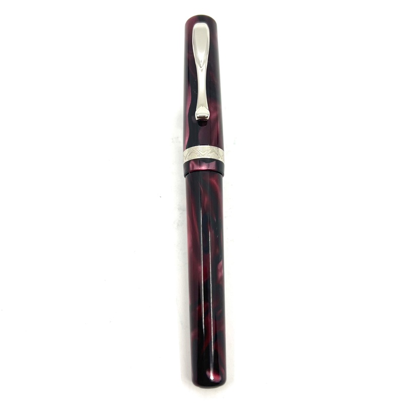 Visconti Voyager Marbled Burgundy Kaleido Fountain Pen