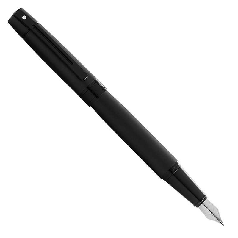Sheaffer 300 Matte Black with Polished Black Trim- Fountain Pen