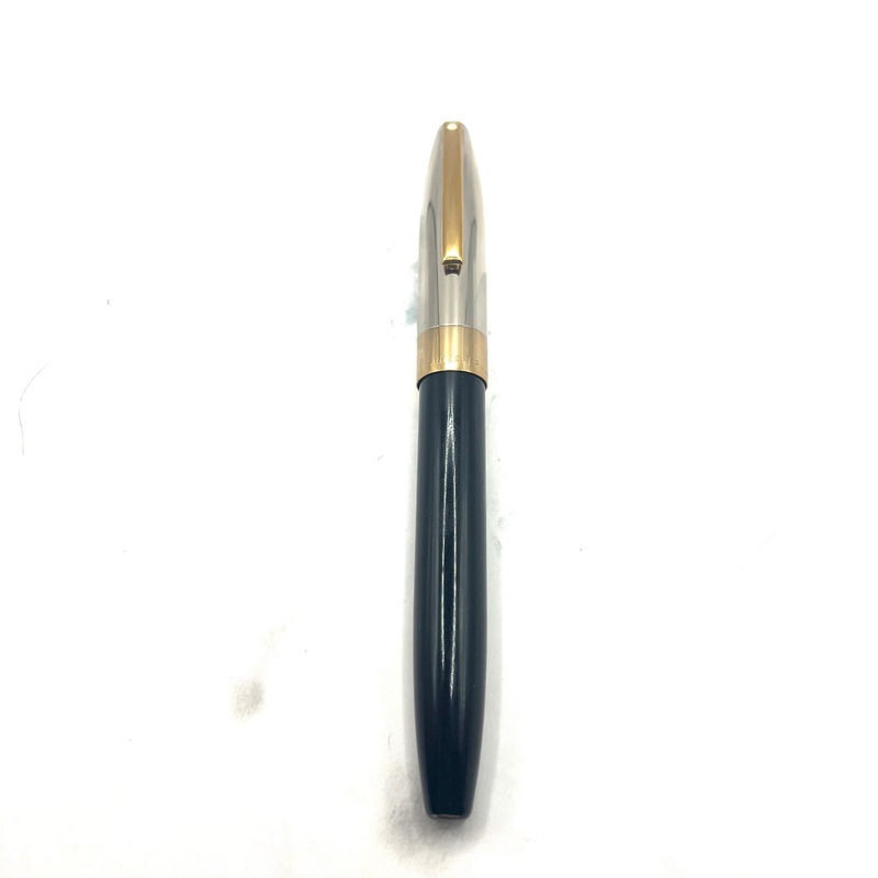 Sheaffer Legacy Heritage II Black Lacquer Fountain Pen/Palladium Plated Cap - Extra Fine 18kt Gold Nib
