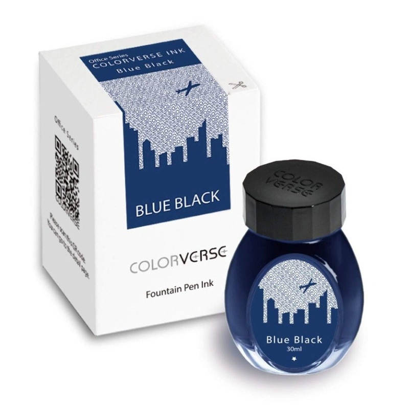 COLORVERSE, Ink Bottle - OFFICE Series BLUE BLACK (30ml).