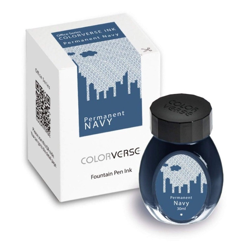 COLORVERSE, Ink Bottle - OFFICE Series PERMANENT NAVY (30ml).